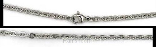 Stainless steel anchor style chain 42cm