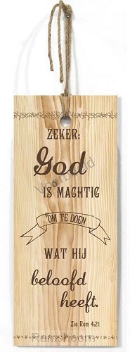 Zeker God is machtig