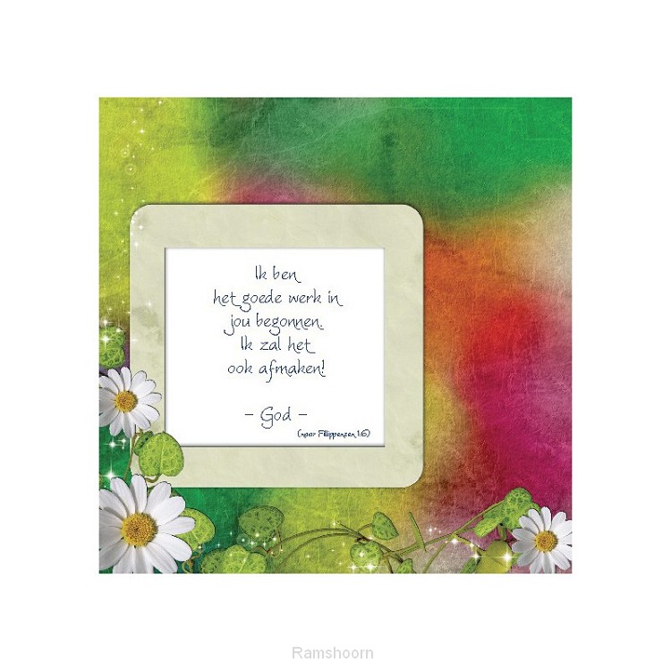 Choice kaartje ik ben het goede werk in