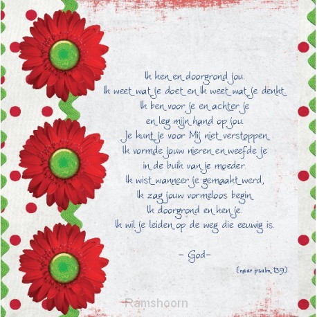 Choice kaartje ik ken en doorgrond jou