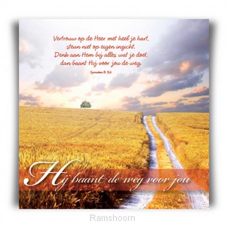 Choice kaartje ik zal voor je zorgen