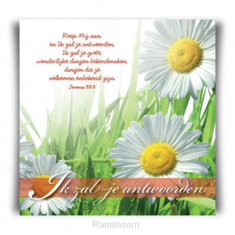 Choice kaartje ik zal je antwoorden