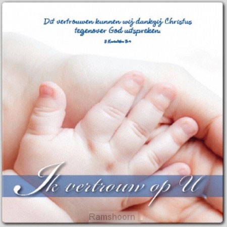 Choice kaartje ik vertrouw op u