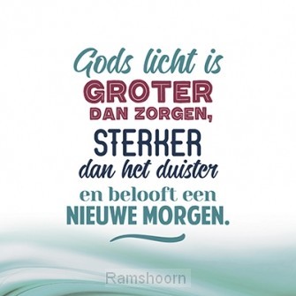 Wk kerst Gods Licht is groter dan zorgen