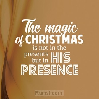 Wk kerst the magic of christmas is not i