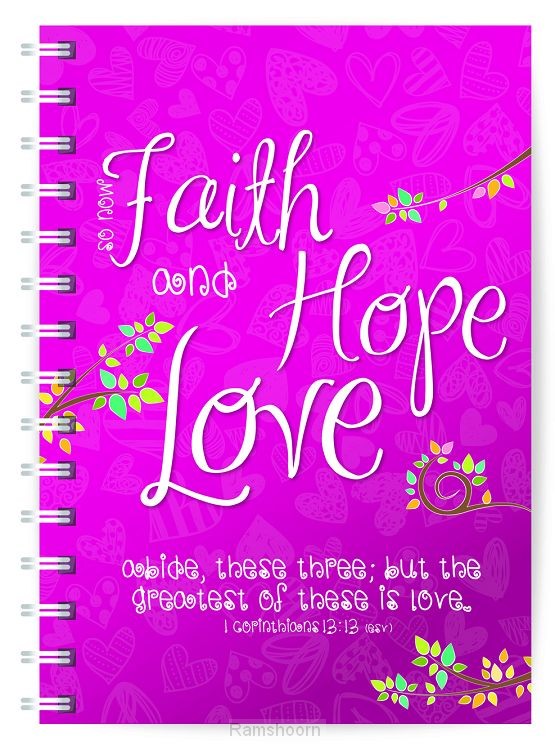 Journal Faith, hope & love