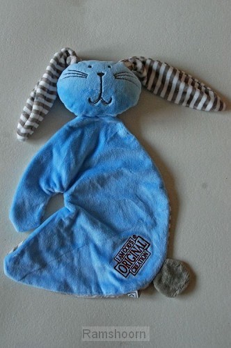 Rabbit cuddle blue Gods original
