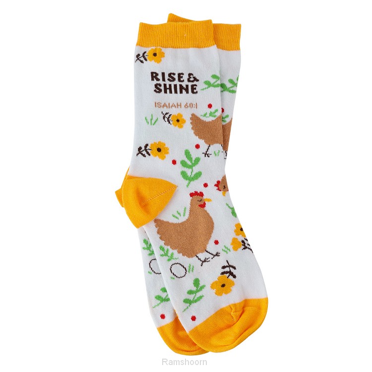 Bless my sole socks Rise and shine