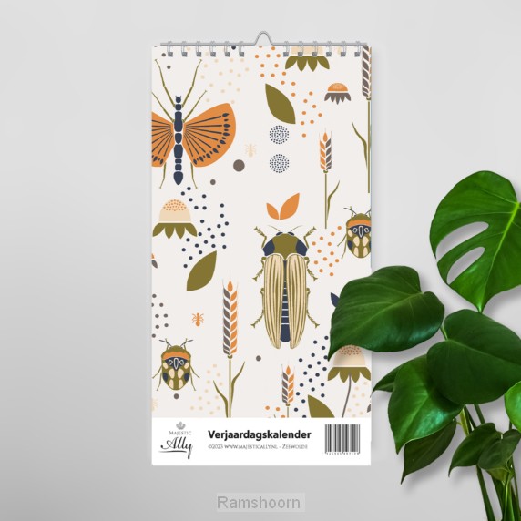 Verjaardagskalender insecten