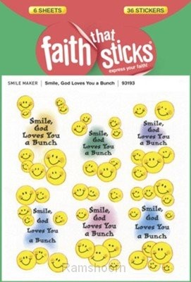 Stickers Smile God loves you a bunch