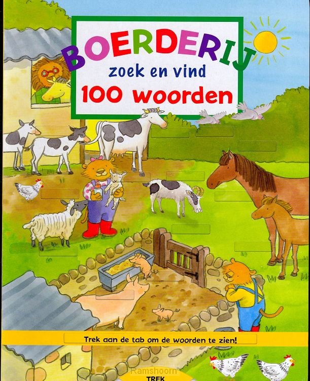Boerderij zoek en vind 100 woorden