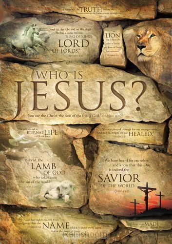 Poster a3 who is jesus