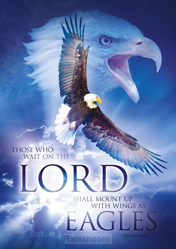 Poster a3 wait on the lord