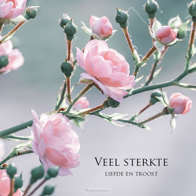 Kaart veel sterkte liefde en troost