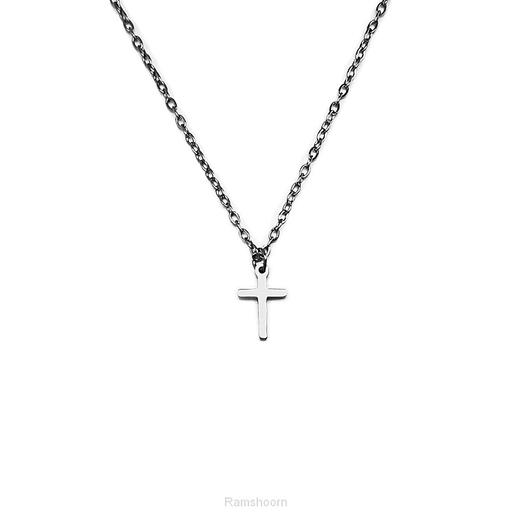 Ketting kruisje XS - zilver