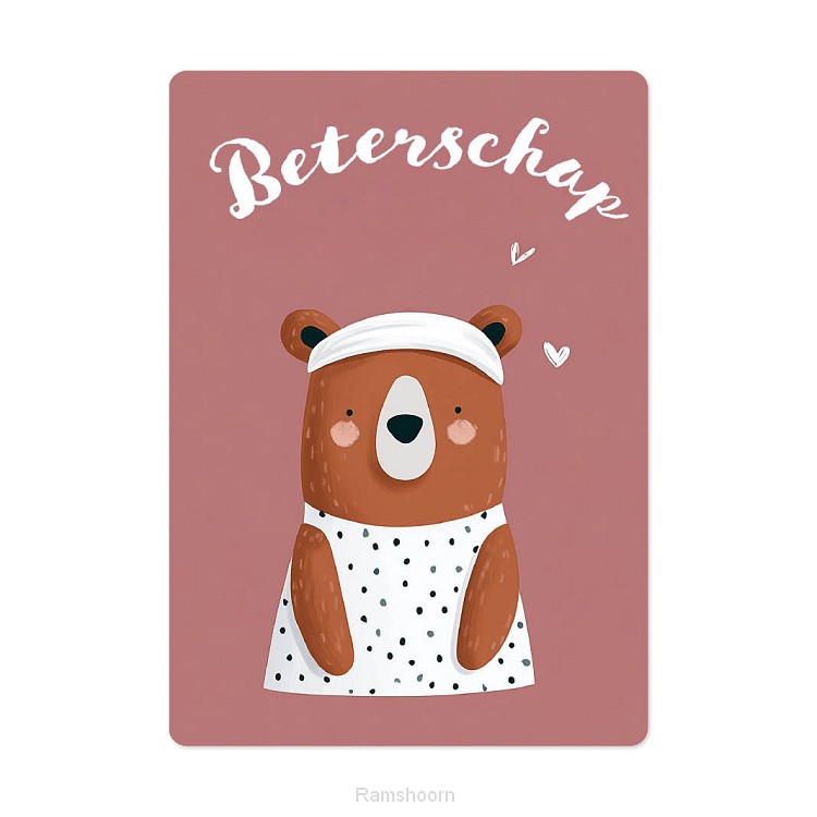 Kaart Ziek beertje