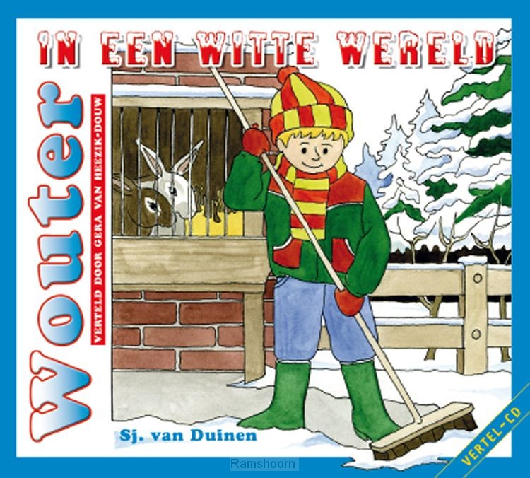 wouter in een witte wereld