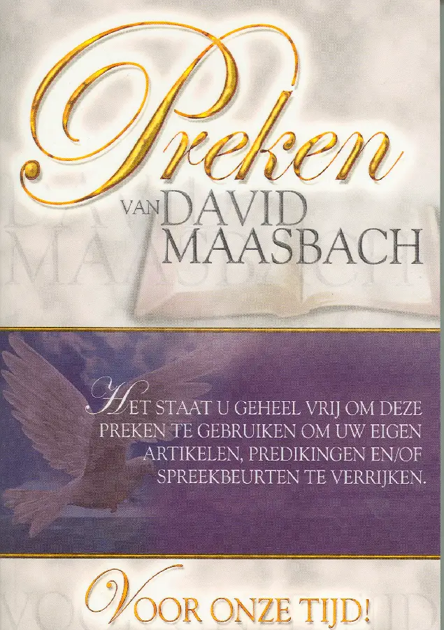 Preken 1 van david maasbach