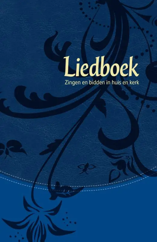 Liedboek - blauw kunstleer / druk 1