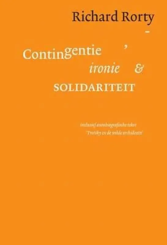 Contingentie ironie en solidariteit