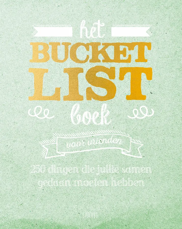 Het Bucketlist boek voor vrienden