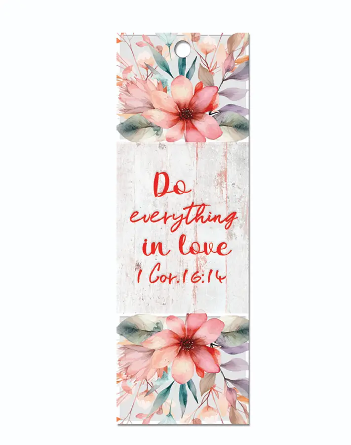 Luxleather Bookmark Do everything in lov