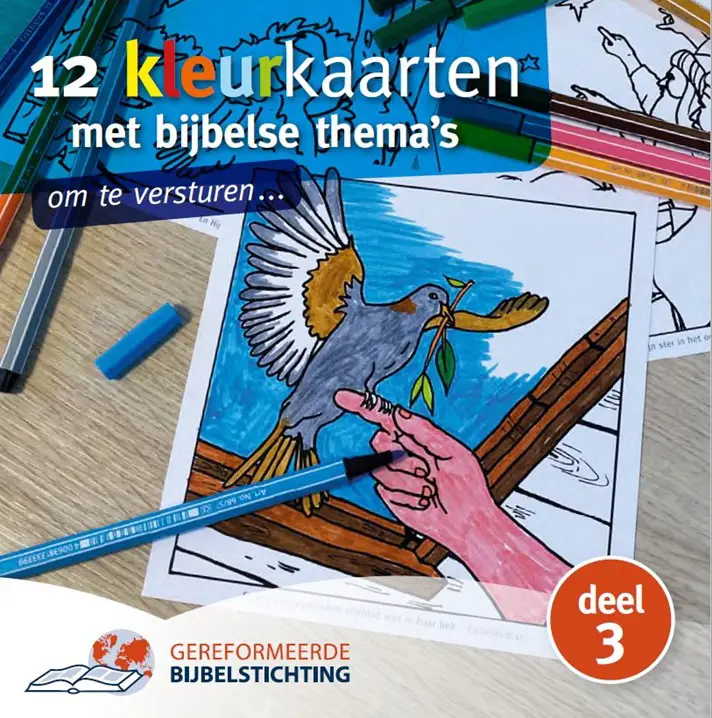 12 kleurplaten met bijbelse thema's
