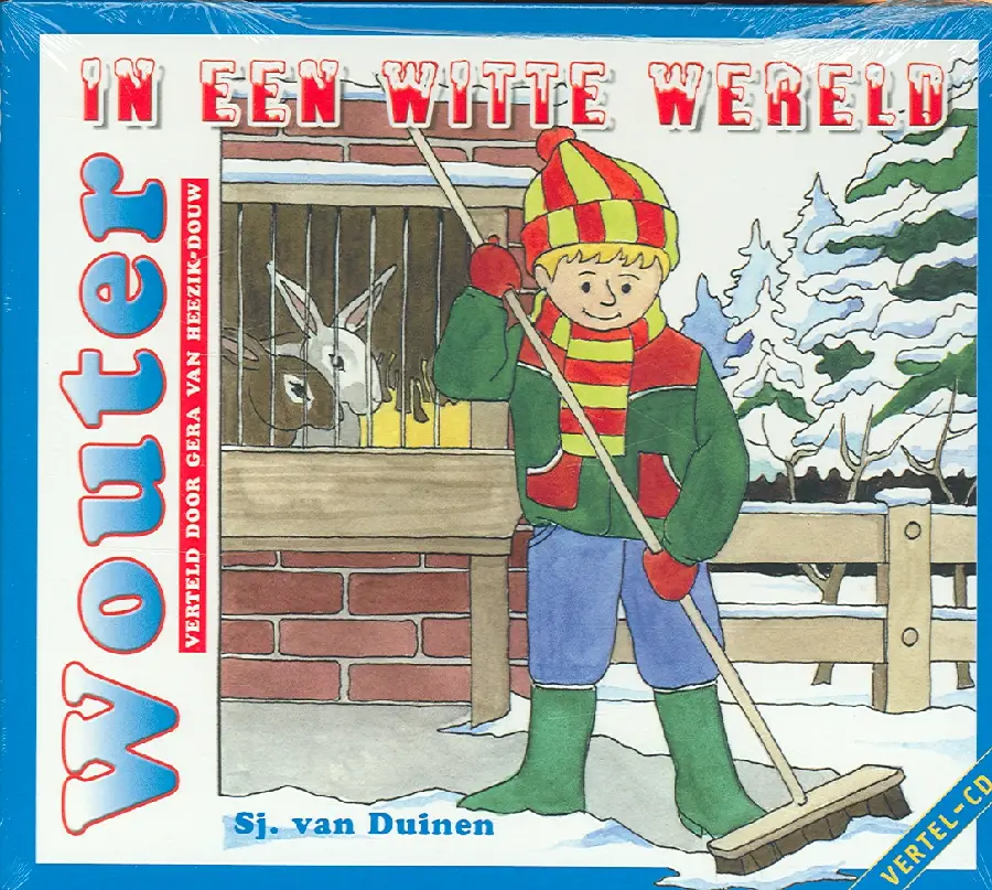 wouter in een witte wereld