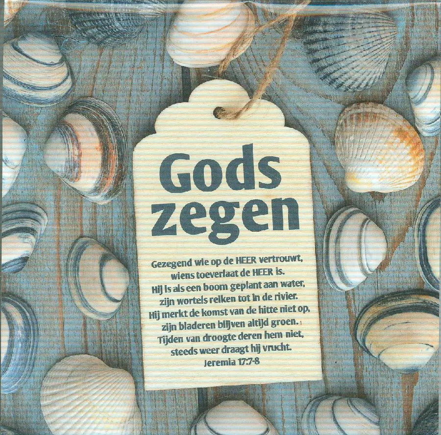 Kaart gods zegen