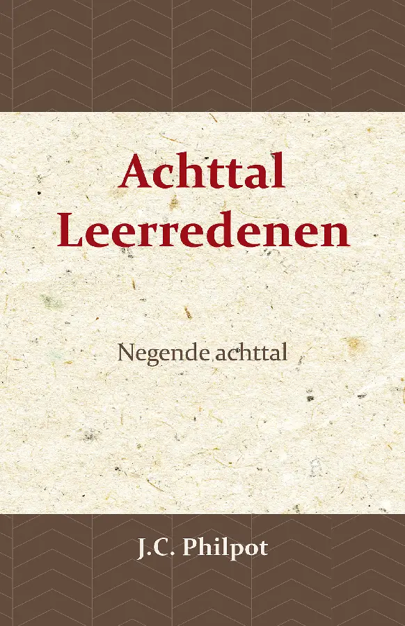 Negende Achttal Leerredenen
