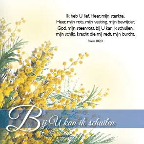 Kaart bij U kan ik schuilen