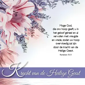 Kaart kracht van de Heilige Geest