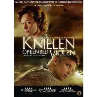 DVD Knielen op een bed violen