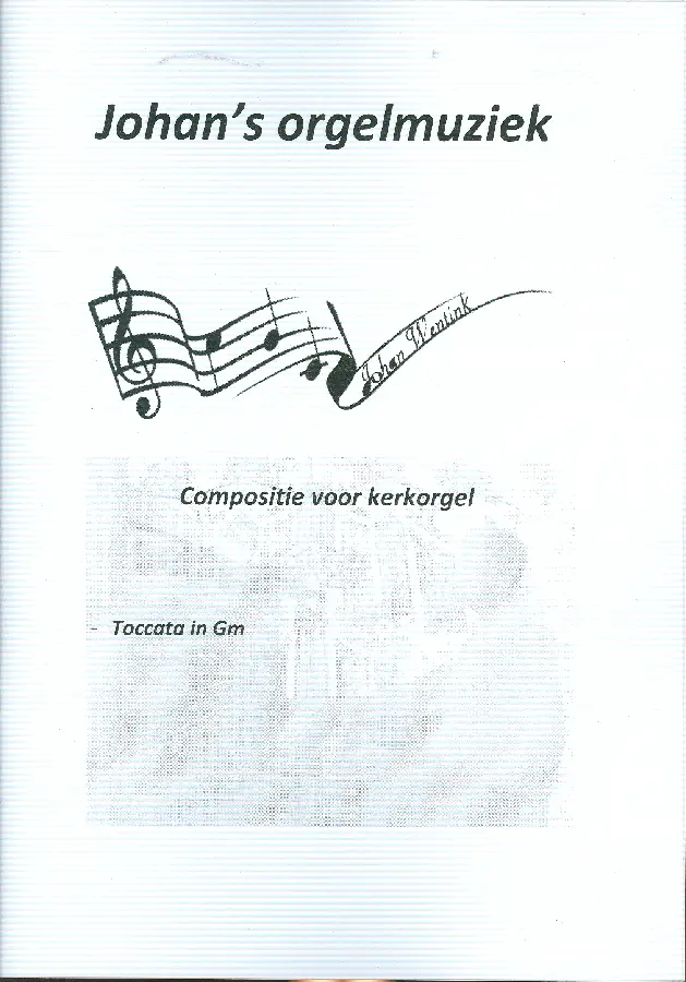 Orgelmuziek Toccata in Gm