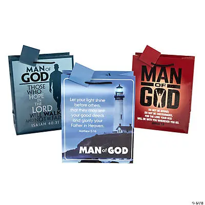 Gift Bags Man of God 18,4x8,9x22,8cm