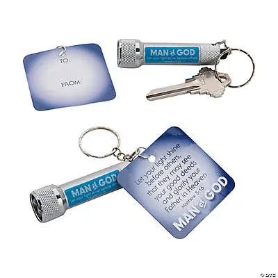 Keychain Man of God Flashlight