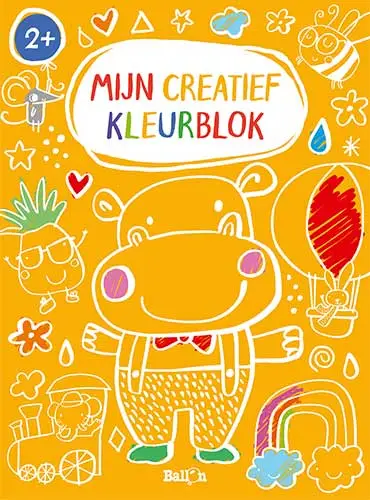 Mijn creatief kleurblok geel  2+
