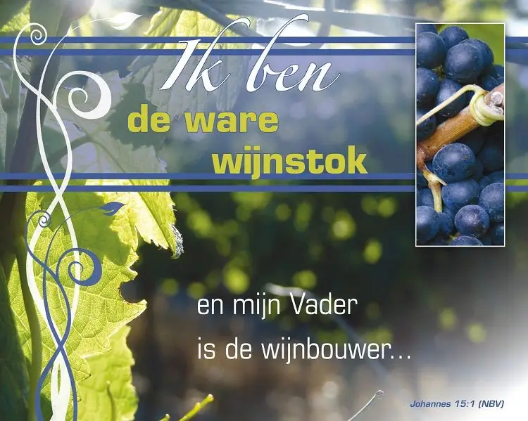 Wandbord kl 24x30 ik ben de ware wijnsto