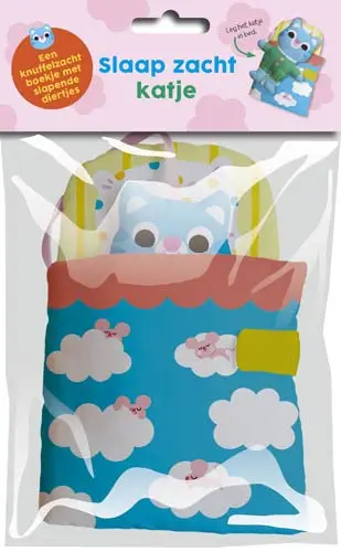 Slaap lekker! Linnenboek met diertje om