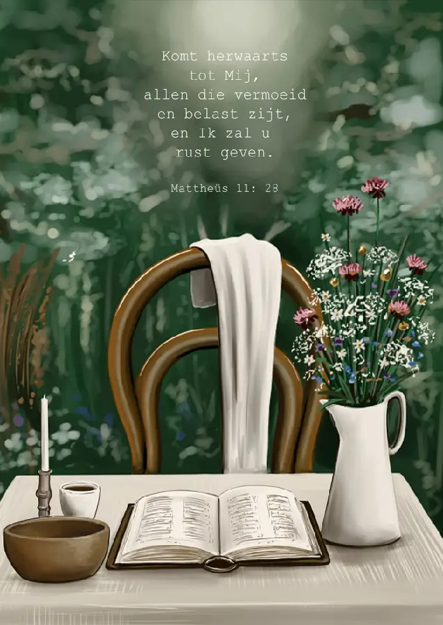 Poster A5 Komt herwaarts tot Mij