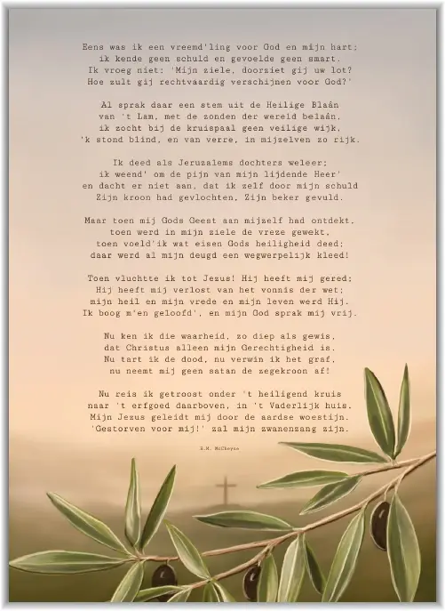 Poster A5 Mijn genade is u genoeg