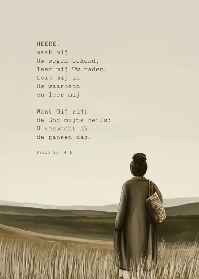 Poster A5 HEERE, maak mij Uw wegen