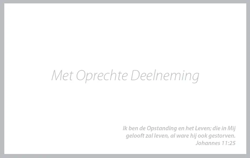 Map Rouw Grijs