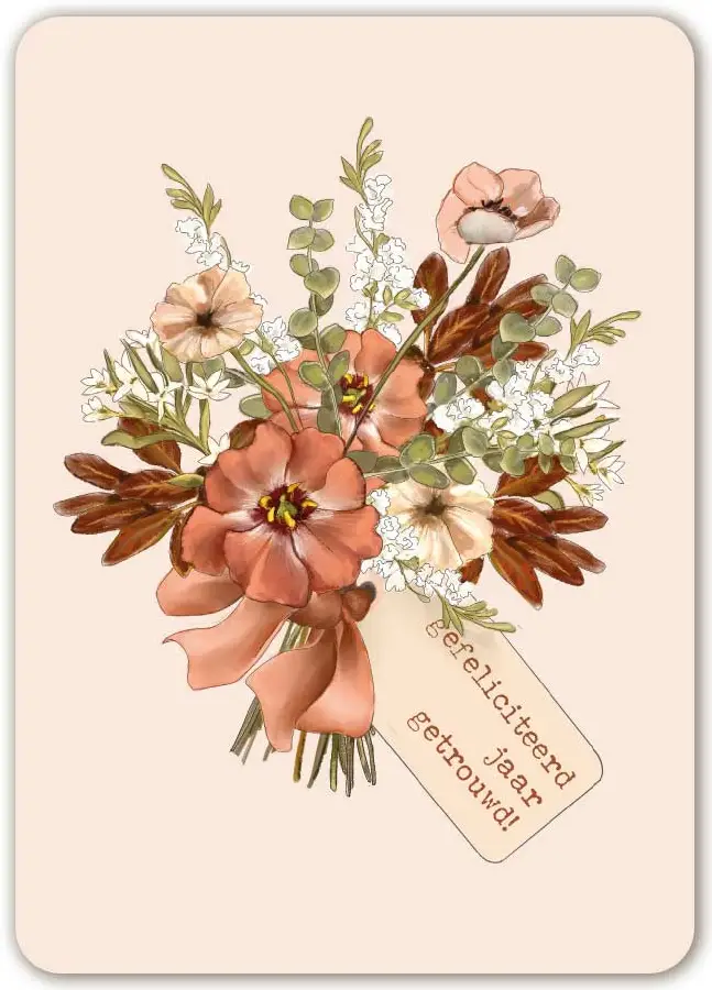 Gefeliciteerd ... jaar getrouwd!