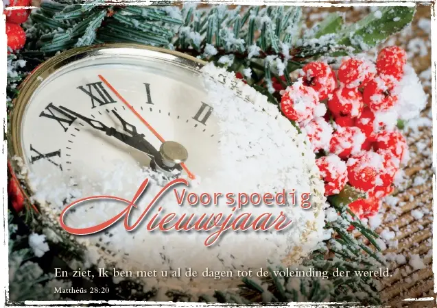 Map 5 Prentbriefkaarten V. Nieuwjaar