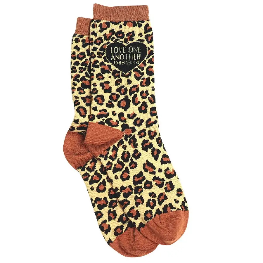 Bless my sole socks Leopard