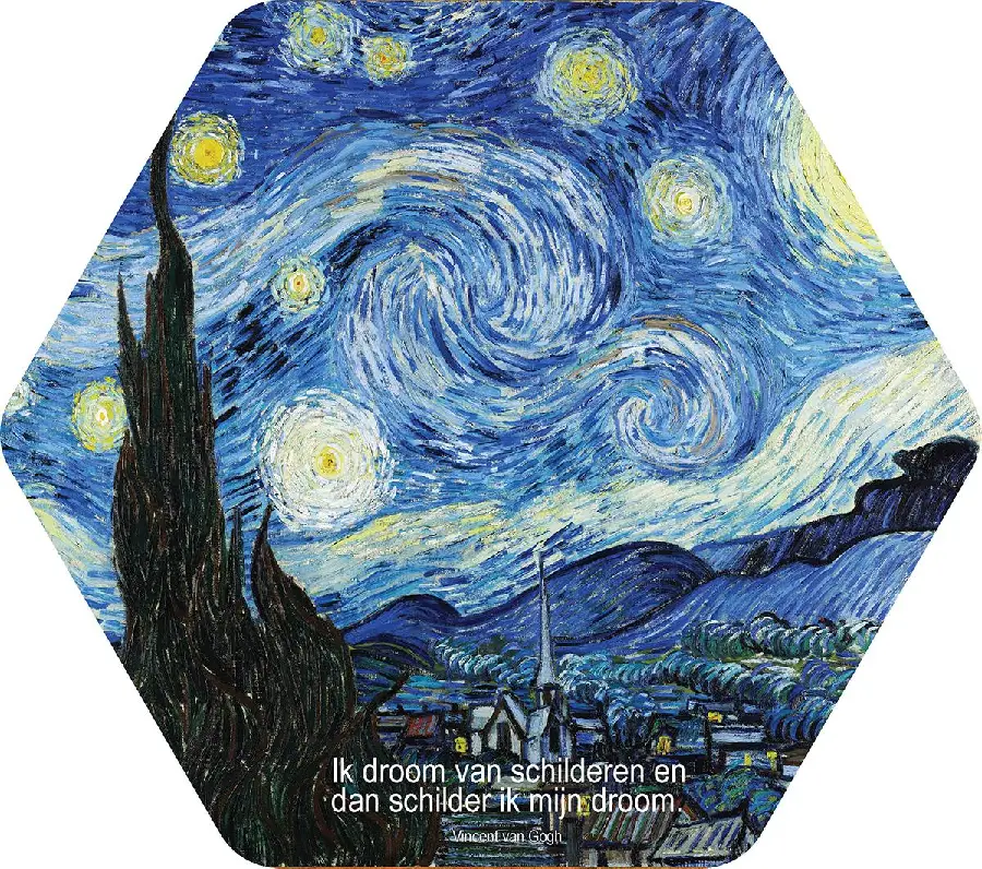 Ik droom. Sterrennacht V. van Gogh 15
