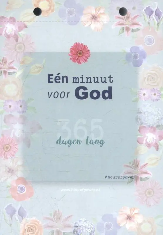 Scheurkalender een minuut voor God