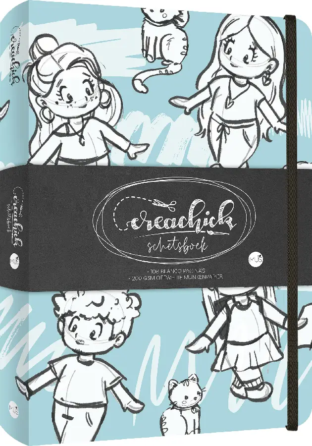 CreaChick Schetsboek PEACH