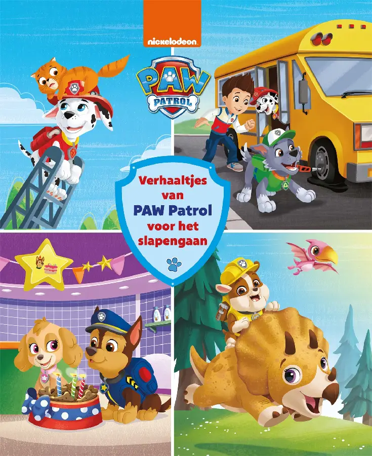Verhaaltjes van paw patrol voor het slap